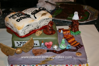 Homemade Harry Potter Birthday Cake Design