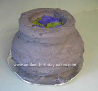 Homemade Harry Potter Cauldron Birthday Cake