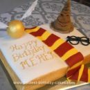 Homemade Harry Potter Monster Book Cake