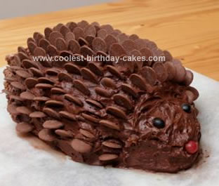 Homemade Hedgehog Cake