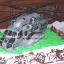 Helicopter USMC Retirement Cake