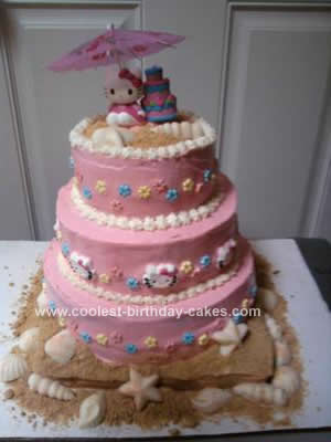 Hello kitty cake design