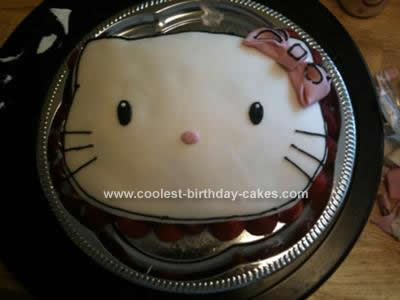 Homemade Hello Kitty Cake Idea