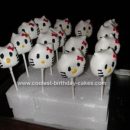 Homemade Hello Kitty Cake Pops