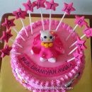 Homemade Hello Kitty Figurine Cake