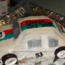 Homemade Herbie the Love Bug Birthday Cake