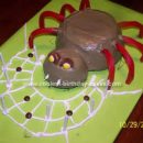 Homemade Holloween Spider Cake