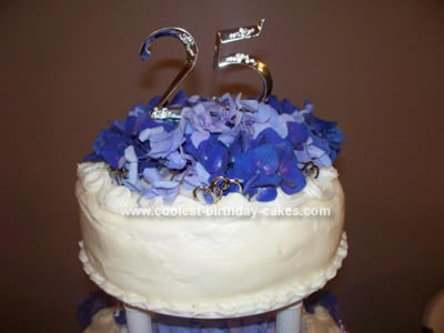 Coolest Homemade 25th Anniversary Cake