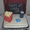 Homemade At the Movies Birthday Cake