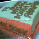 Homemade Birthday Book Cake