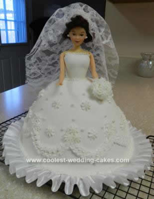 Cool Homemade Homemade Bridal Shower Doll Cake