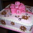 Homemade Giftbox Birthday Cake
