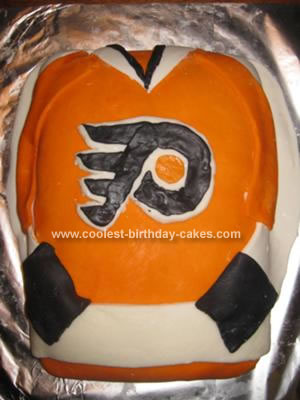 Homemade Philadelphia Flyers Cake