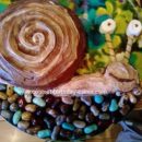 Homemade Snail Birthday Cake