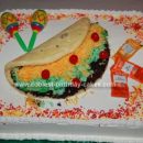 Homemade Taco Birthday Cake
