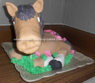 Homemade Horsey Cake
