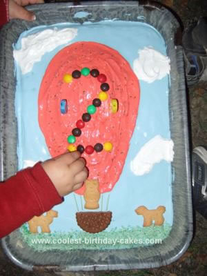 Homemade Hot Air Balloon Cake