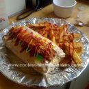 Homemade Hot Dog and Chips Cake