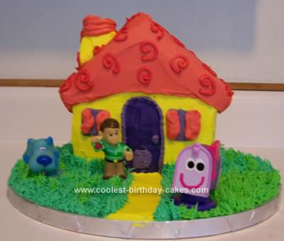 Homemade House Birthday Cake