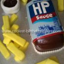 Homemade HP Sauce Birthday Cake
