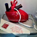 Homemade Human Heart Cake