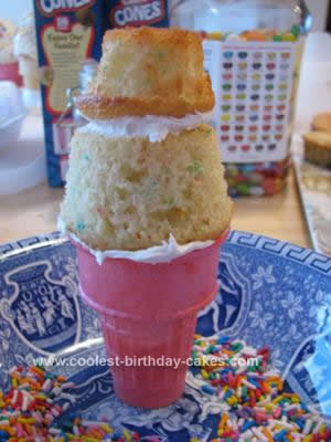 Homemade Ice Cream Cone Cupcakes