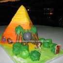 Homemade Indiana Jones Birthday Cake