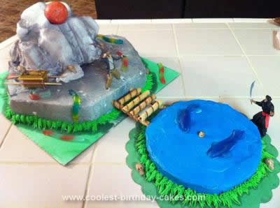 Homemade Indiana Jones Birthday Cake