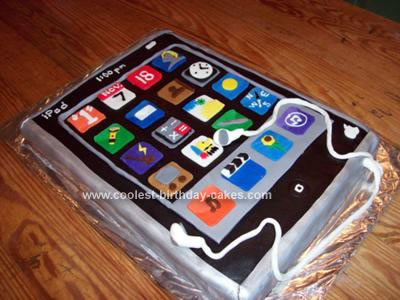 Homemade iPod Birthday Cake