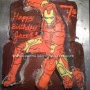 Homemade Iron Man Birthday Cake Design