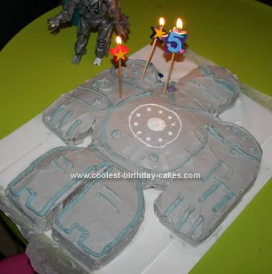 Homemade Iron Monger Birthday Cake