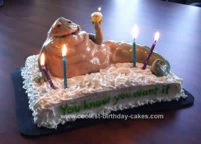 Homemade Jabba the Cake