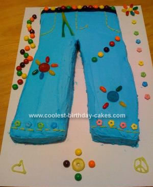 Homemade Jeans Cake