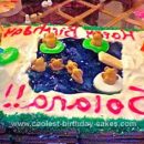 Homemade Jello Pool Birthday Cake
