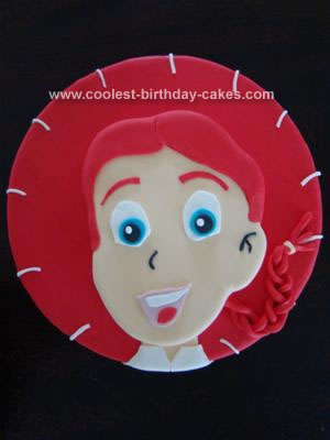Homemade Jessie Toy Story Cake
