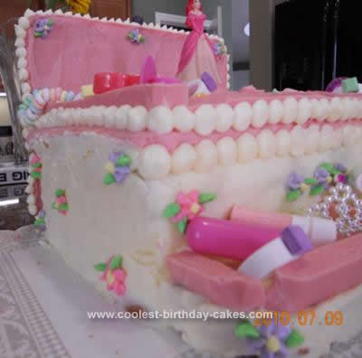 Homemade Jewelry Box Birthday Cake