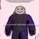 Homemade Joker Birthday Cake