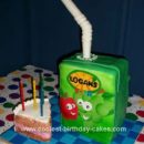 Homemade Juice Box Birthday Cake