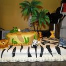 Homemade Jungle Safari Cake