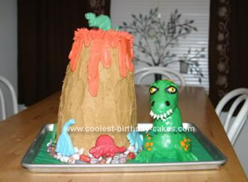 Homemade Jurassic Cake