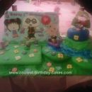 Kai Lan 1st Birthday Homemade Fondant Cake