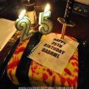 Homemade Kill Bill Themed Birthday Cake