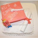 Homemade Kindergarten Graduation Cake