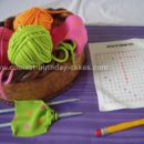 Homemade Knitting Cake