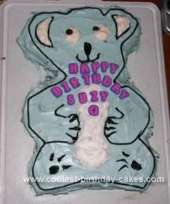Homemade Koala Bear Cake