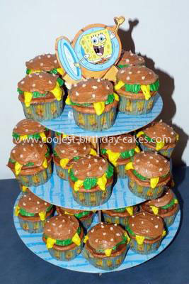 Krabby Patty Cupcakes