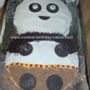 Homemade Kung Fu Panda Bear Cake