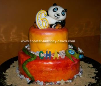 Homemade Kung Fu Panda Cake