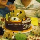 Homemade Kung Zhu Hamster Birthday Cake