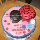 Homemade Ladybug Birthday Cake Idea
